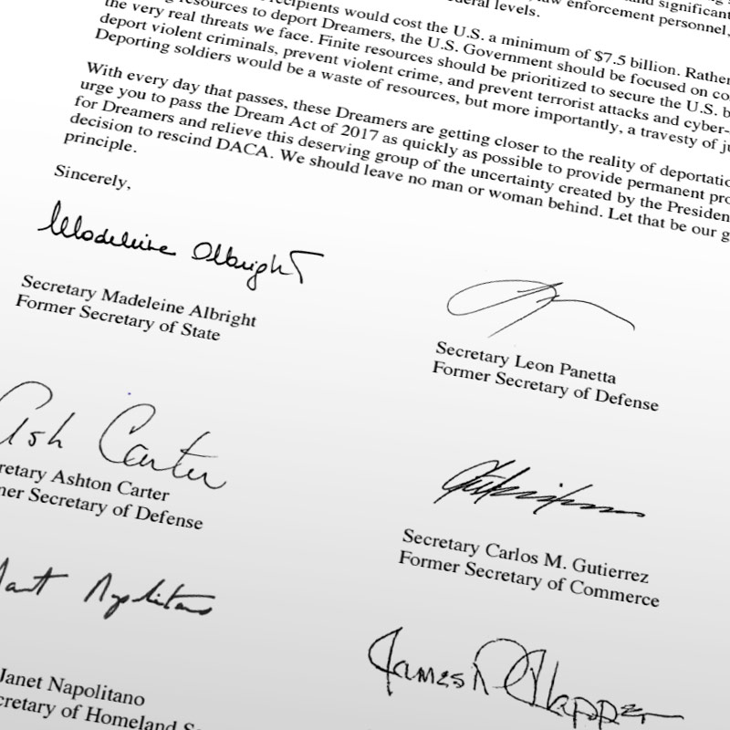 First look: DACA push from national-security officials